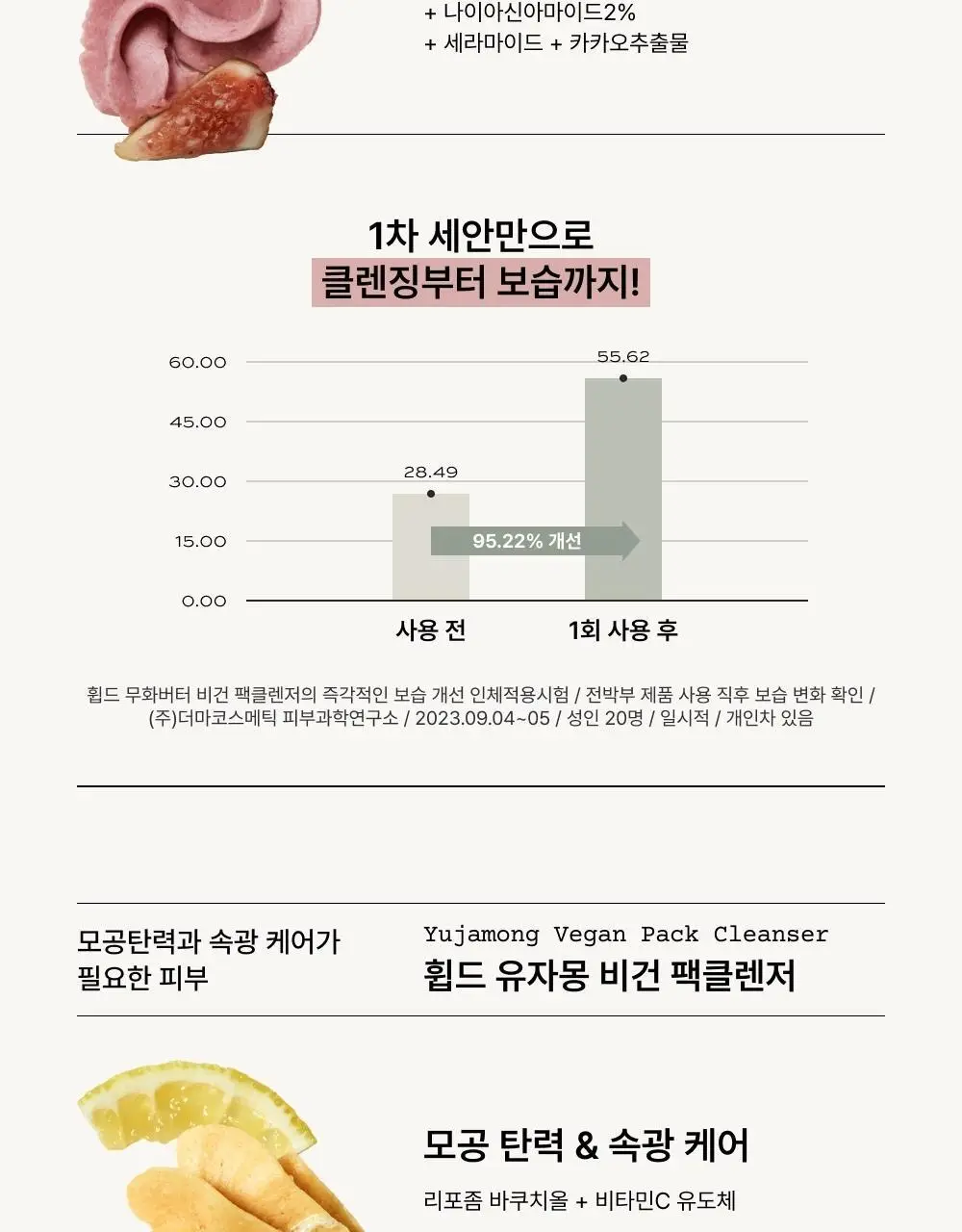 [김지영PICK/NEW피치페어] 휩드 비건 팩클렌저 튜브형 130g (7종 중 택1) 상세페이지 27